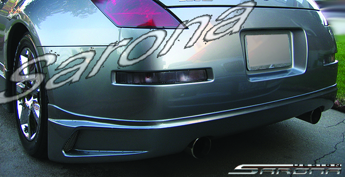 Custom Nissan 350Z  Coupe Rear Lip/Diffuser (2003 - 2008) - $470.00 (Part #NS-012-RA)